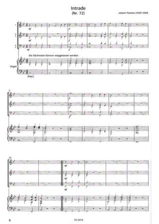 Preview: Notenbeispiel Bläser und Tasten Barock